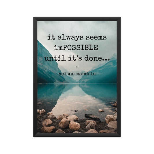 wisdom quote nature poster