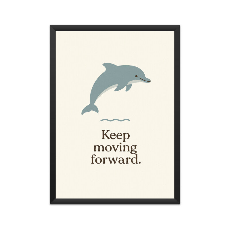 FRIENDLY DOLPHIN POSTER
