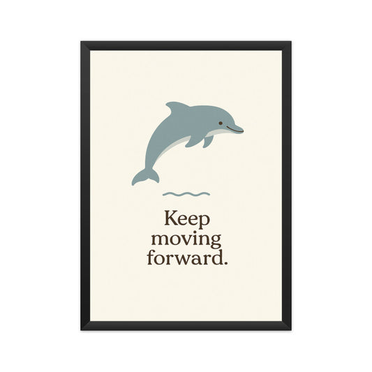 FRIENDLY DOLPHIN POSTER