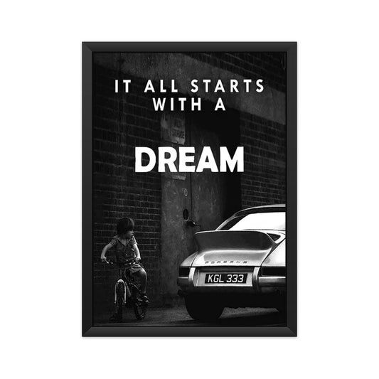 DREAM PORSCHE POSTER